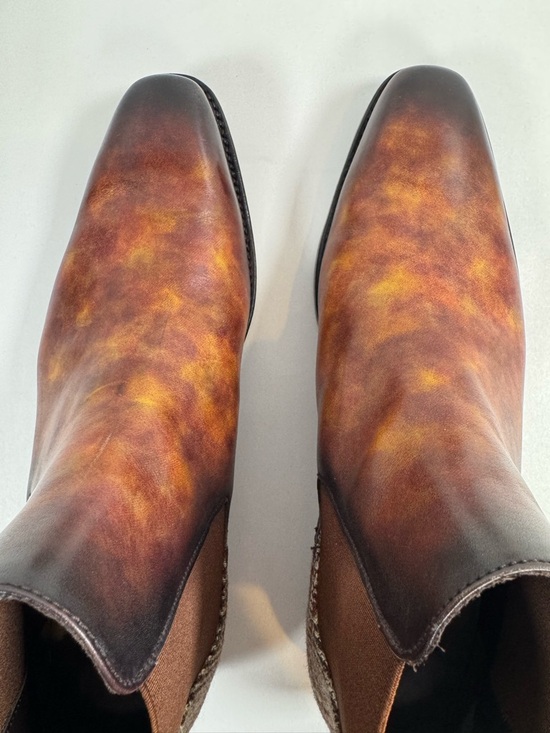 Palmer James “Dan Orlovsky” Men’s Custom Chelsea Boots Size 14EE Handmade In USA main image 4